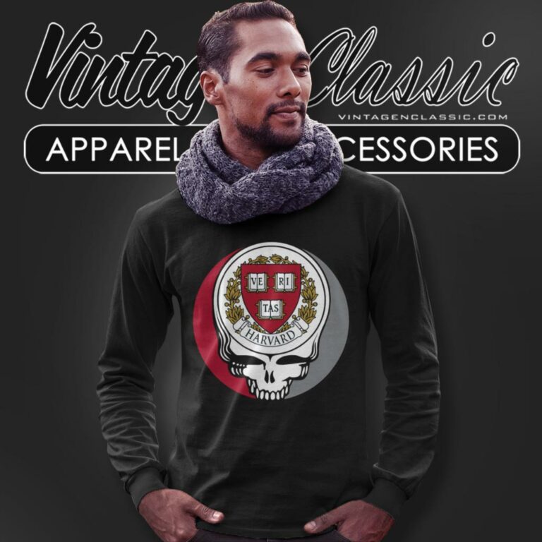 Harvard University Grateful Dead Steal Your Face Long Sleeve Tee Harvard University Grateful Dead Steal Your Face Long Sleeve Tee