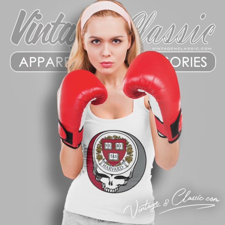 Harvard University Grateful Dead Steal Your Face Tank Top Racerback Harvard University Grateful Dead Steal Your Face Tank Top Racerback