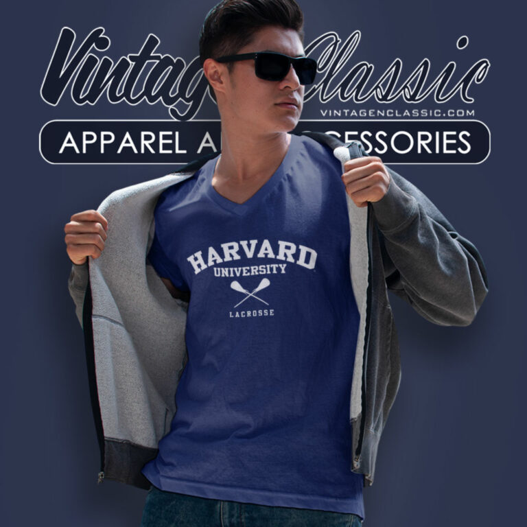 Harvard University Lacrosse V Neck TShirt Harvard University Lacrosse V Neck TShirt