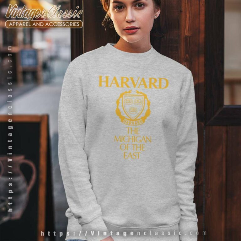 Harvard University The Michigan Of The East Blue Sweatshirt Harvard University The Michigan Of The East Blue Sweatshirt