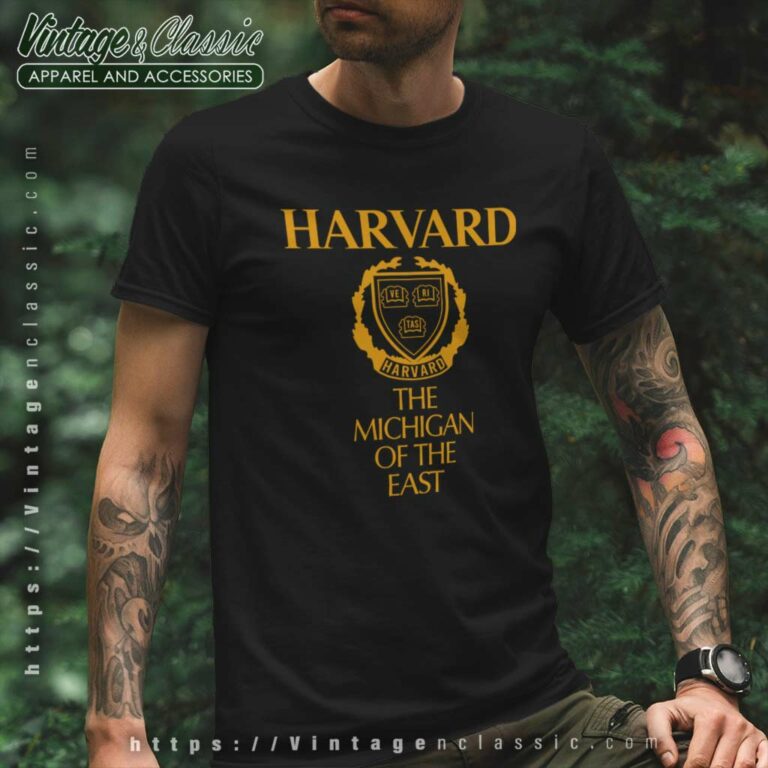 Harvard University The Michigan Of The East Blue T Shirt Harvard University The Michigan Of The East Blue T Shirt