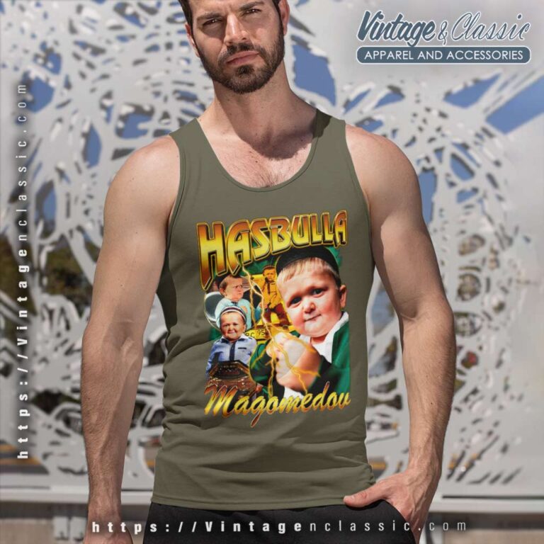 Hasbulla Magomedov Funny Shirt Mini Khabib Meme Tank Top Racerback Hasbulla Magomedov Funny Shirt Mini Khabib Meme Tank Top Racerback