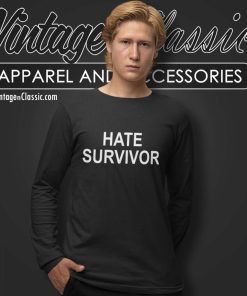 Hate Survivor Shirt Drake Vs Adonis 8am In Charlotte Long Sleeve Tee