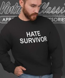 Hate Survivor Shirt Drake Vs Adonis 8am In Charlotte Sweatshirt