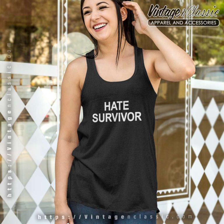 Hate Survivor Tank Top Racerback Hate Survivor Tank Top Racerback