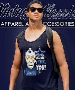 Haters Silence I Keel You Dallas Cowboys Tank Top Racerback