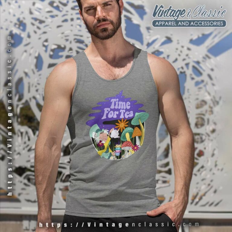 Hatter Time For Tea Tank Top Racerback Hatter Time For Tea Tank Top Racerback