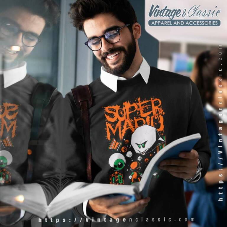 Splatter Band Haunted House 64 Super Mario Game Sweatshirt Splatter Band Haunted House 64 Super Mario Game Sweatshirt