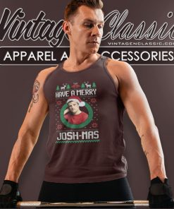 Have A Merry Joshmas Christmas Shirt Josh Hutcherson Peeta Mellark Tank Top Racerback