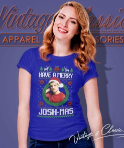 Have A Merry Joshmas Christmas Shirt Josh Hutcherson Peeta Mellark Women T Shirt