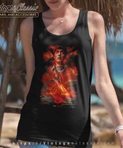 Hawkins Will Fall Shirt Stranger Things Season 5 Poster Raceback Tank