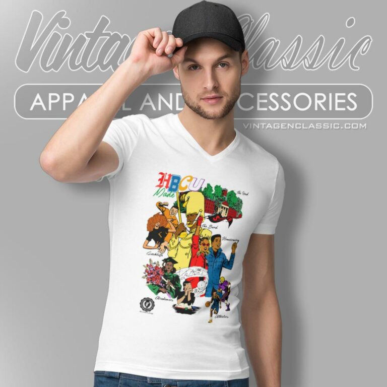 Hbcu Made Shirt Historically Black College And University V Neck TShirt Hbcu Made Shirt Historically Black College And University V Neck TShirt