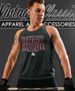 Hbcu Made Shirt Texas Southern University Tiger Pride Tank Top Racerback