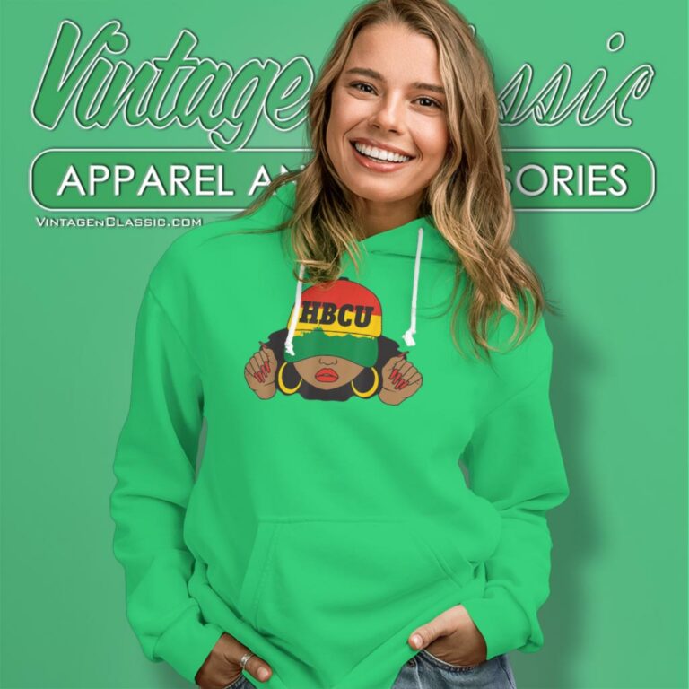 Hbcu Shirt Beautiful Black Hbcu Student In Hat Hoodie Hbcu Shirt Beautiful Black Hbcu Student In Hat Hoodie