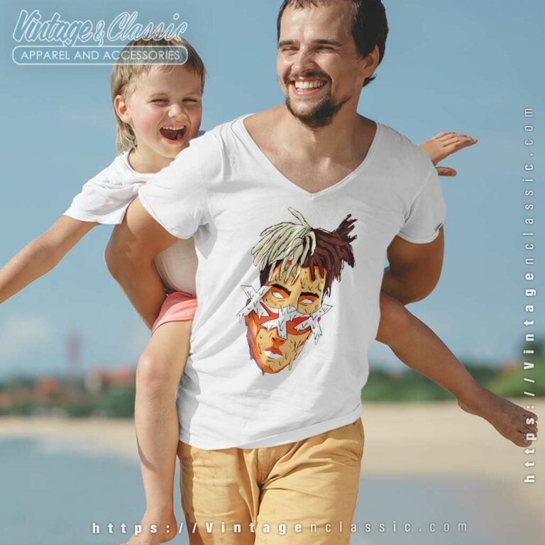 Head Sliced Xxxtentacion V Neck TShirt Head Sliced Xxxtentacion V Neck TShirt