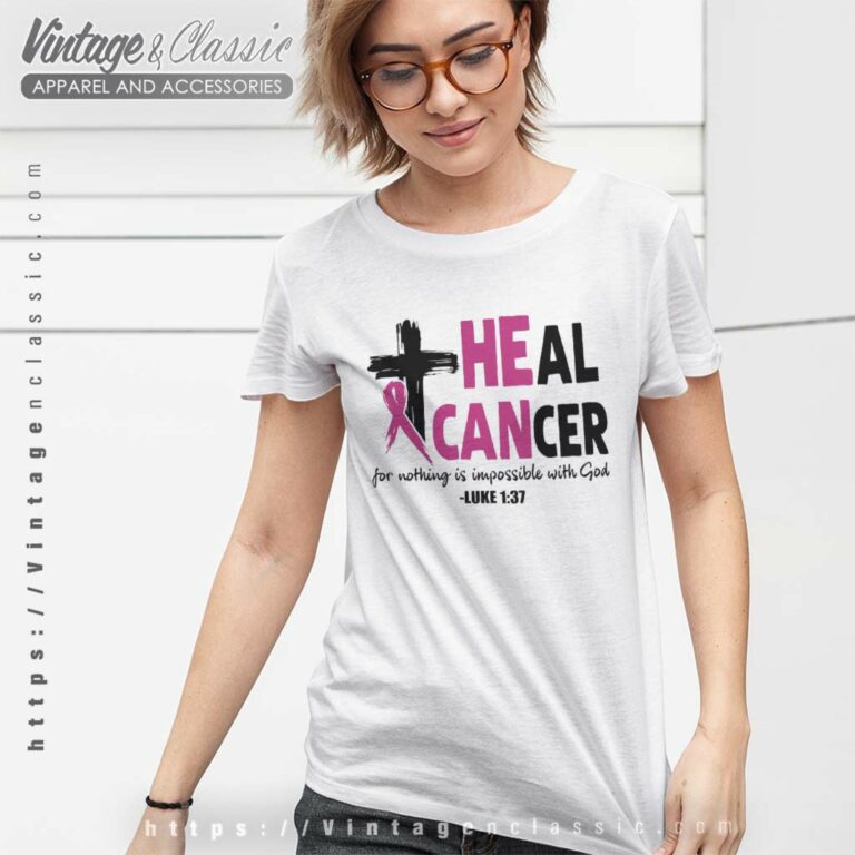Heal Cancer Shirt Breast Cancer Awareness Month T Shirt Heal Cancer Shirt Breast Cancer Awareness Month T Shirt