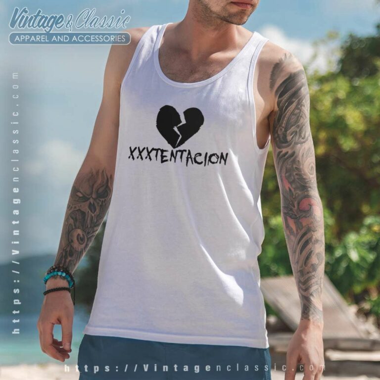 Heart Broken Xxxtentacion Tank Top Racerback Heart Broken Xxxtentacion Tank Top Racerback