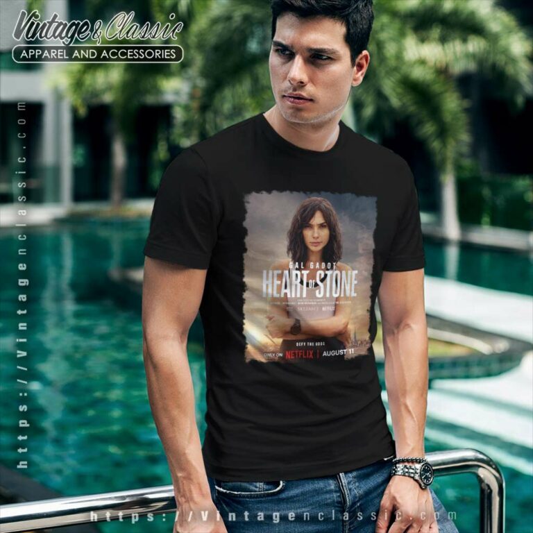 Heart Of Stone 2023 Film Poster T Shirt Heart Of Stone 2023 Film Poster T Shirt