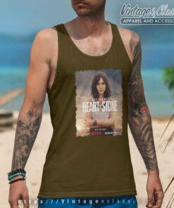 Heart Of Stone 2023 Film Poster Shirt 4 Heart Of Stone 2023 Film Poster Tank Top Racerback