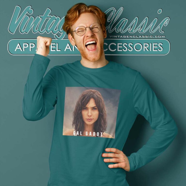 Heart Of Stone Gal Gadot Poster Long Sleeve Tee Heart Of Stone Gal Gadot Poster Long Sleeve Tee