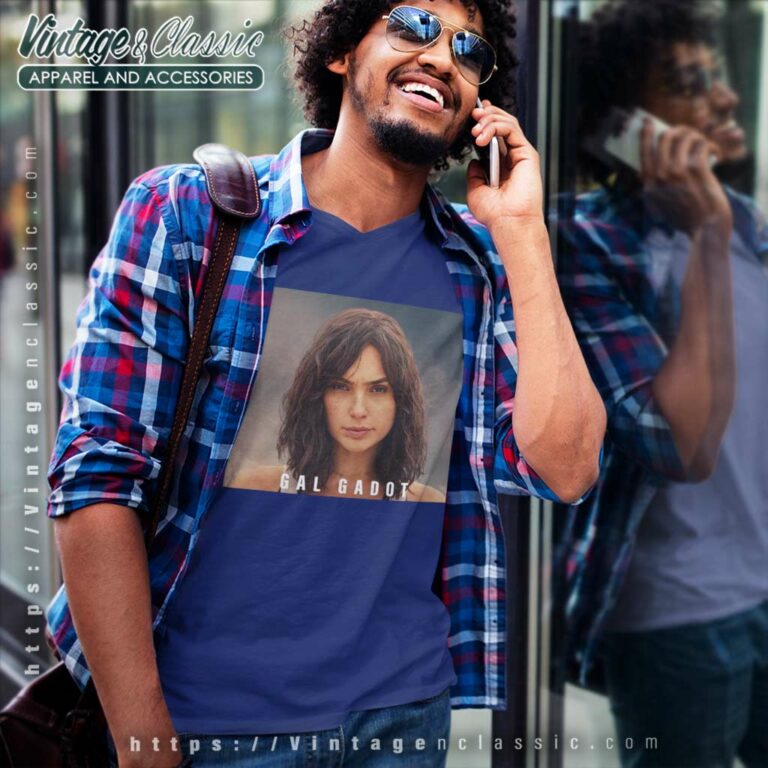 Heart Of Stone Gal Gadot Poster V Neck TShirt Heart Of Stone Gal Gadot Poster V Neck TShirt