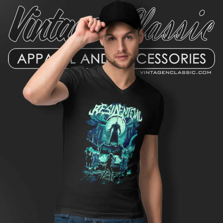 Heavy Metal The Last Resident Evil Game V Neck TShirt Heavy Metal The Last Resident Evil Game V Neck TShirt