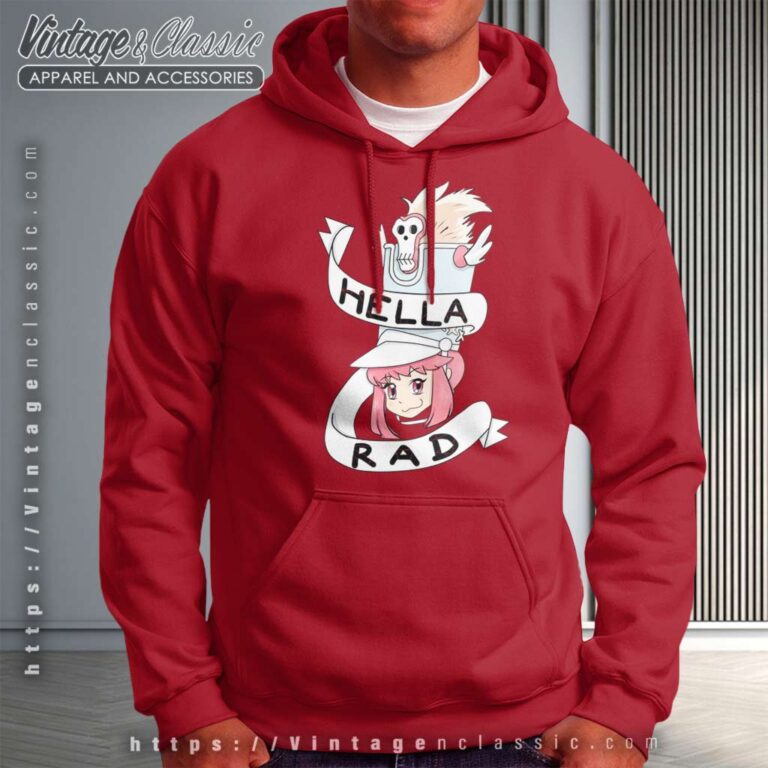 Hella Rad Jakuzure Nonon Kill La Kill Anime Hoodie Hella Rad Jakuzure Nonon Kill La Kill Anime Hoodie
