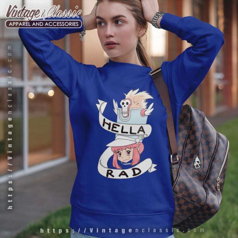 Hella Rad Nonon Jakuzure Kill La Kill Anime Sweatshirt Hella Rad Nonon Jakuzure Kill La Kill Anime Sweatshirt