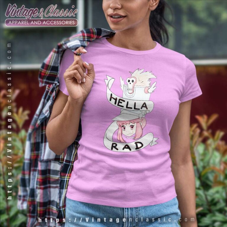 Hella Rad Nonon Jakuzure Kill La Kill Anime Women TShirt Hella Rad Nonon Jakuzure Kill La Kill Anime Women TShirt