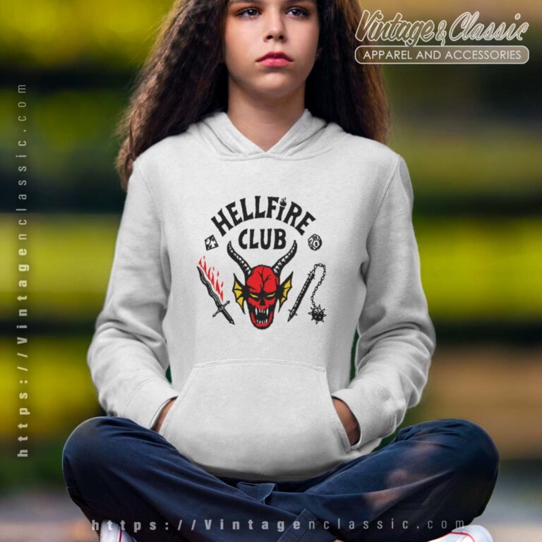 Hellfire Club T shirt Stranger Things season 5 Hoodie Youth Hellfire Club T shirt Stranger Things season 5 Hoodie Youth