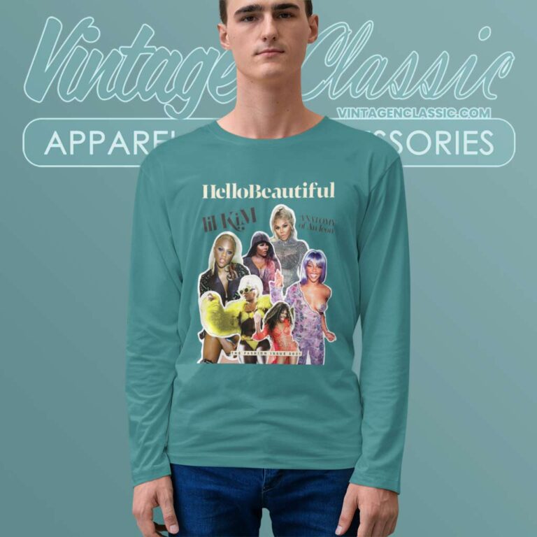 Hello Beauty Lil Kim Anatomy Of An Icon Long Sleeve Tee Hello Beauty Lil Kim Anatomy Of An Icon Long Sleeve Tee