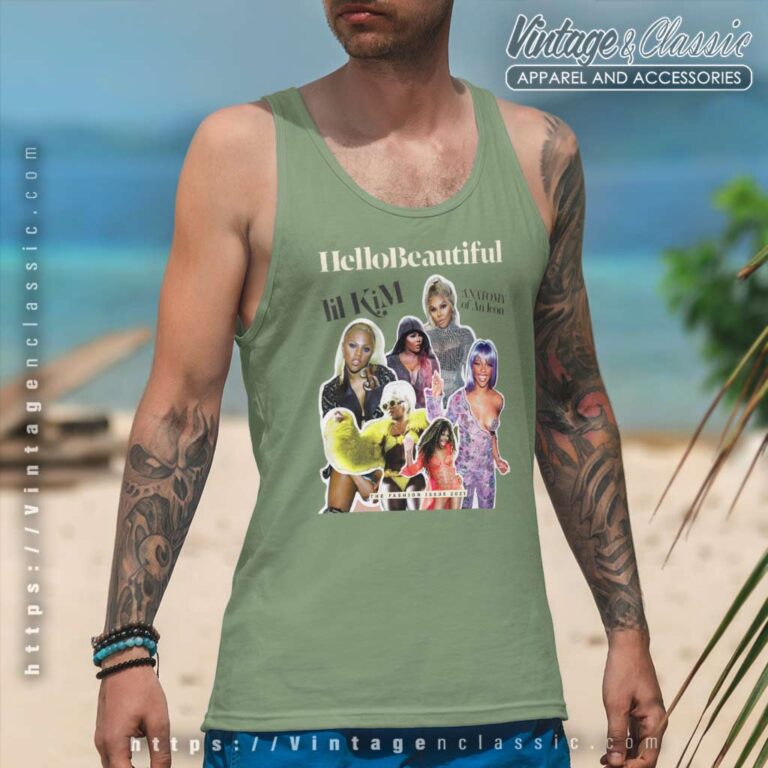 Hello Beauty Lil Kim Anatomy Of An Icon Tank Top Racerback Hello Beauty Lil Kim Anatomy Of An Icon Tank Top Racerback