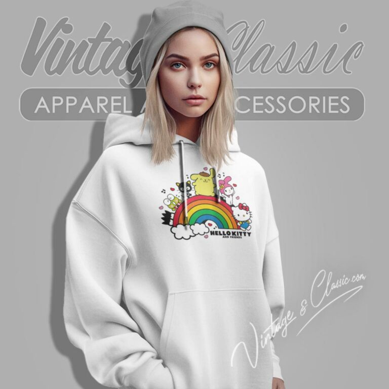 Hello Kitty And Friends Rainbow Hoodie Hello Kitty And Friends Rainbow Hoodie