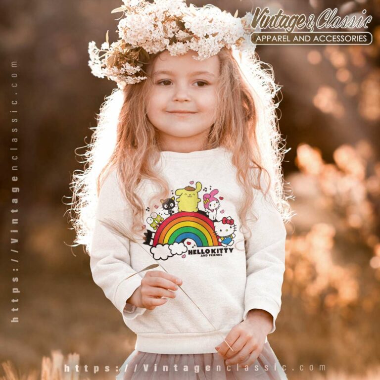 Hello Kitty And Friends Rainbow Kid Sweatshirt Hello Kitty And Friends Rainbow Kid Sweatshirt