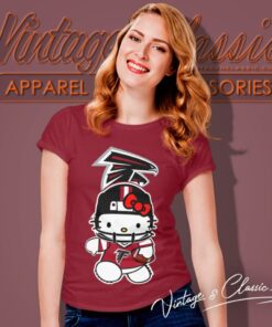 Hello Kitty Atlanta Falcons Women T Shirt