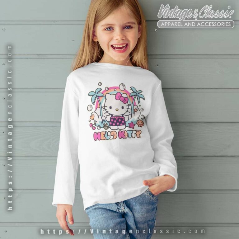 Hello Kitty Beach Vacation Kid Long Sleeve Hello Kitty Beach Vacation Kid Long Sleeve
