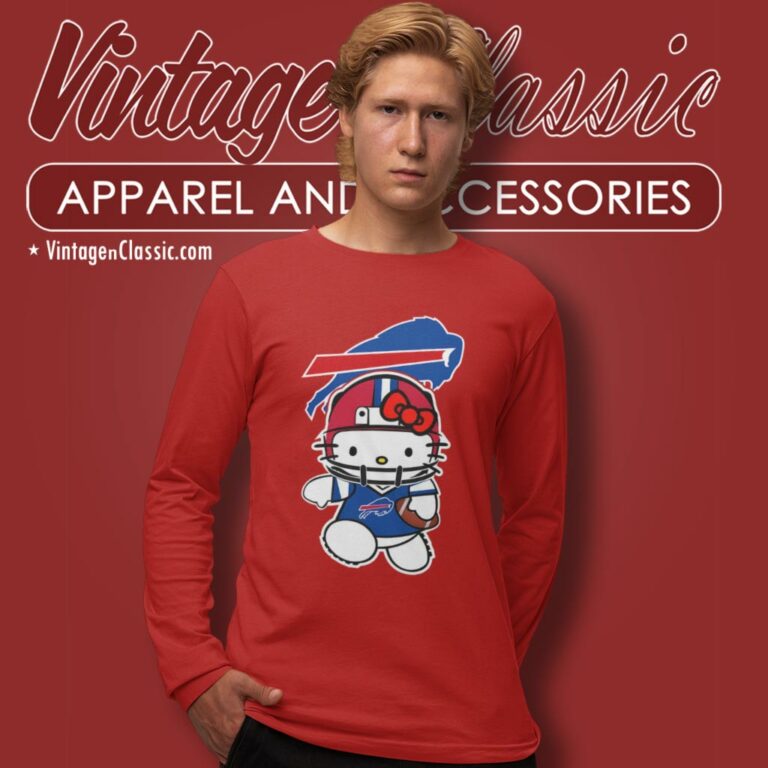 Hello Kitty Buffalo Bills Long Sleeve Tee Hello Kitty Buffalo Bills Long Sleeve Tee
