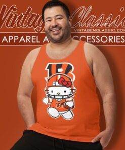 Hello Kitty Cincinnati Bengals Tank Top Racerback