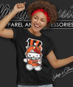 Hello Kitty Cincinnati Bengals Women T Shirt