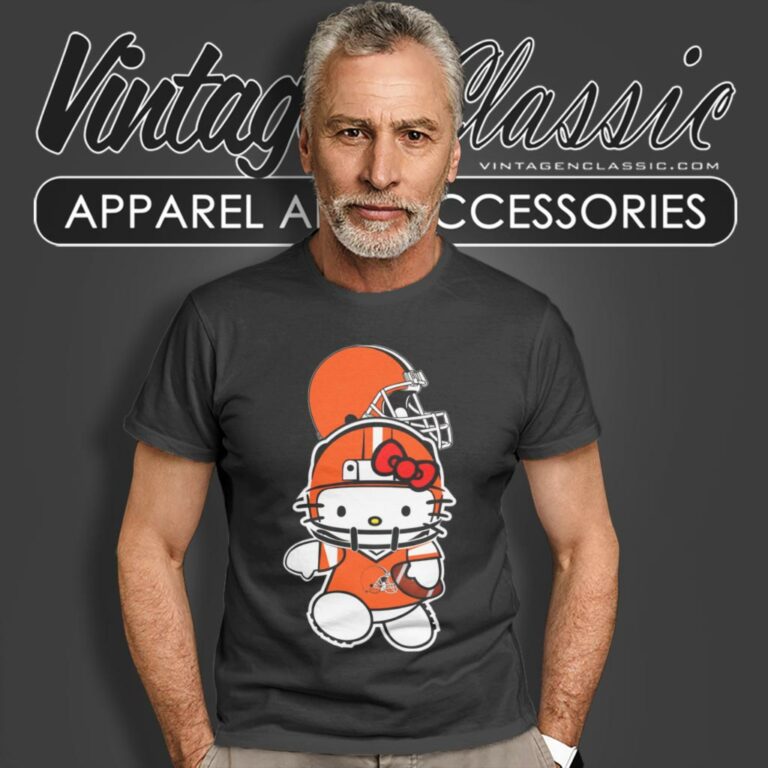 Hello Kitty Cleveland Browns T Shirt Hello Kitty Cleveland Browns T Shirt
