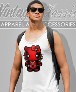 Hello Kitty Deadpool Tank Top Racerback