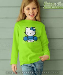 Hello Kitty Detroit Lions Cheerleader Shirt 8 Hello Kitty Detroit Lions Cheerleader kids Longsleeve