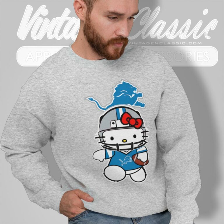 Hello Kitty Detroit Lions Sweatshirt Hello Kitty Detroit Lions Sweatshirt