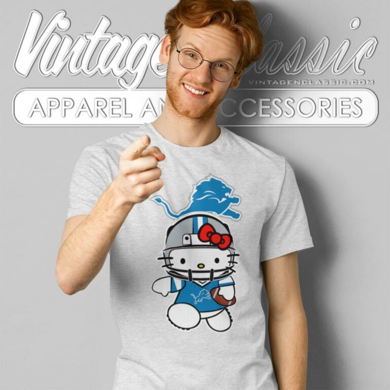 Hello Kitty Detroit Lions T Shirt Hello Kitty Detroit Lions T Shirt