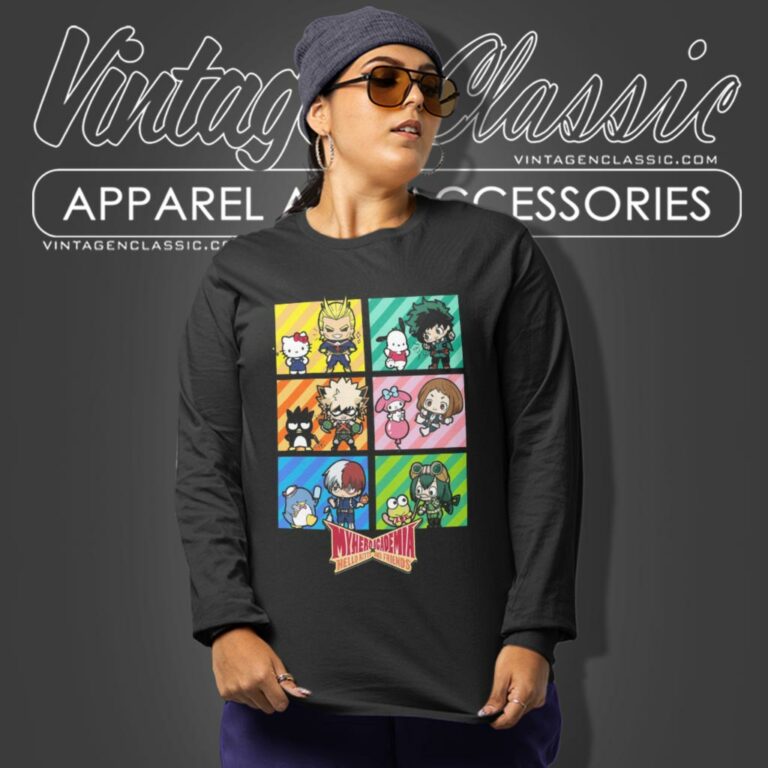 Hello Kitty Friends X My Hero Academia Long Sleeve Tee Hello Kitty Friends X My Hero Academia Long Sleeve Tee