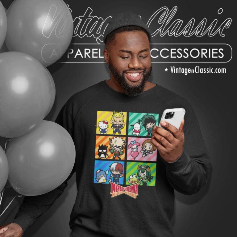 Hello Kitty Friends X My Hero Academia Sweatshirt Hello Kitty Friends X My Hero Academia Sweatshirt