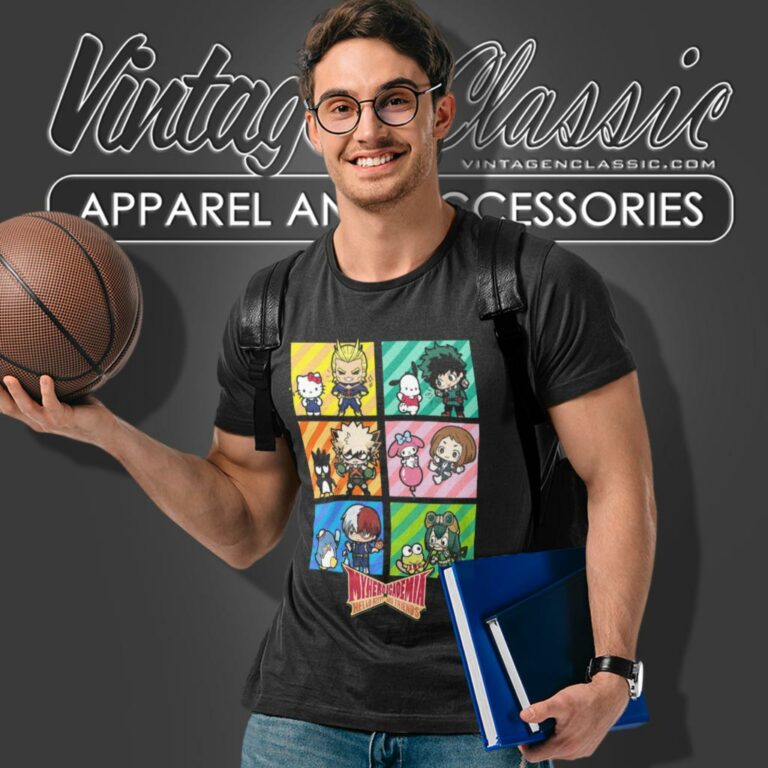 Hello Kitty Friends X My Hero Academia T Shirt Hello Kitty Friends X My Hero Academia T Shirt