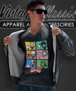 Hello Kitty Friends X My Hero Academia Shirt 5 Hello Kitty Friends X My Hero Academia V Neck TShirt