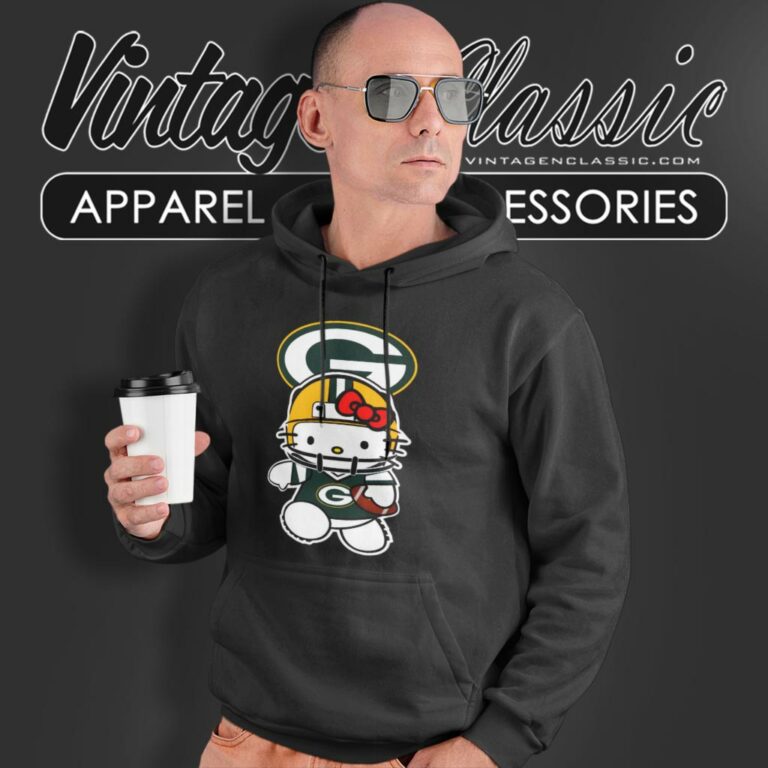 Hello Kitty Green Bay Packers Hoodie Hello Kitty Green Bay Packers Hoodie