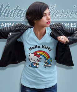 Hello Kitty Ice Cream Party Shirt 6 Hello Kitty Ice Cream Party V Neck TShirt